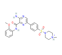 2D structure of the orthosteric ligand