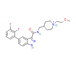 2D structure of the orthosteric ligand
