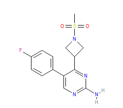 2D structure of the orthosteric ligand