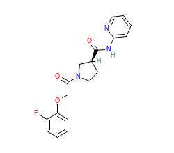 2D structure of the orthosteric ligand