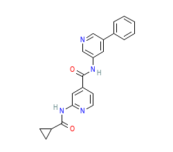 2D structure of the orthosteric ligand