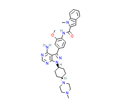 2D structure of the orthosteric ligand