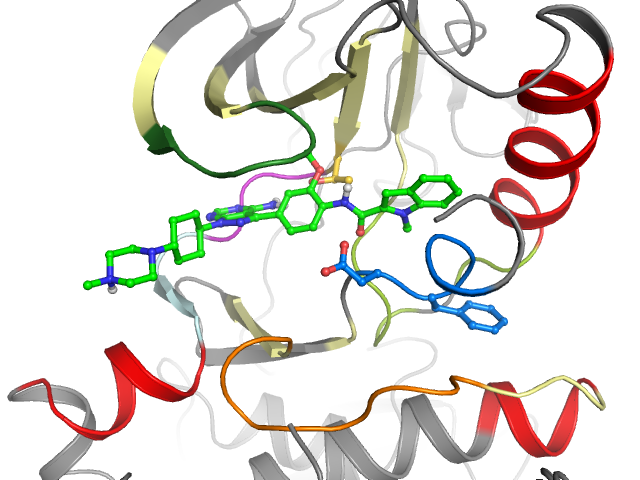 The orthosteric binding pocket
