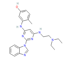2D structure of the orthosteric ligand