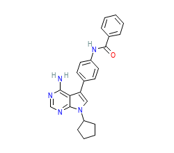2D structure of the orthosteric ligand