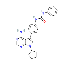 2D structure of the orthosteric ligand