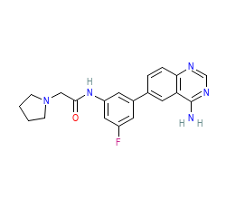 2D structure of the orthosteric ligand
