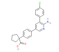 2D structure of the orthosteric ligand