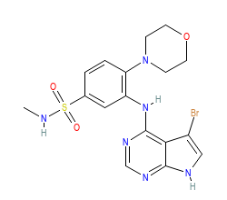 2D structure of the orthosteric ligand