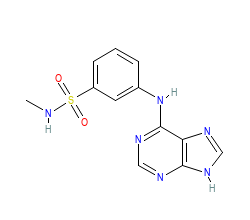 2D structure of the orthosteric ligand