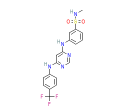 2D structure of the orthosteric ligand