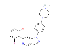 2D structure of the orthosteric ligand
