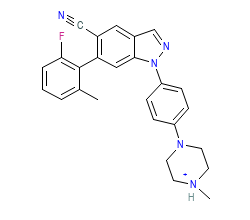 2D structure of the orthosteric ligand