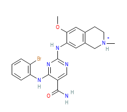 2D structure of the orthosteric ligand