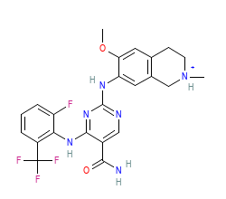 2D structure of the orthosteric ligand