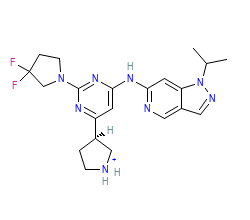 2D structure of the orthosteric ligand