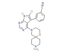 2D structure of the orthosteric ligand