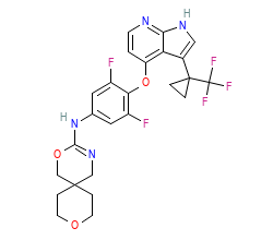 2D structure of the orthosteric ligand