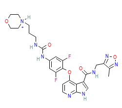 2D structure of the orthosteric ligand