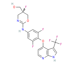 2D structure of the orthosteric ligand