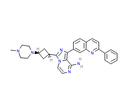 2D structure of the orthosteric ligand