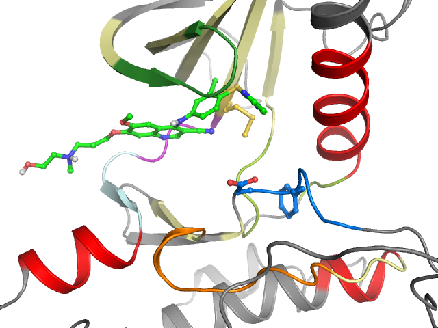 The orthosteric binding pocket