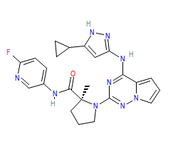 2D structure of the orthosteric ligand