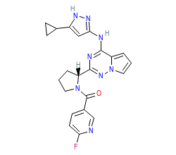 2D structure of the orthosteric ligand