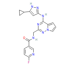 2D structure of the orthosteric ligand