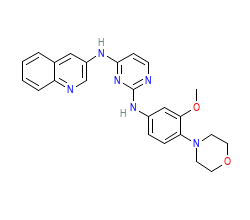 2D structure of the orthosteric ligand