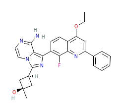 2D structure of the orthosteric ligand