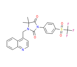 2D structure of the orthosteric ligand