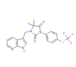 2D structure of the orthosteric ligand