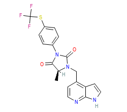 2D structure of the orthosteric ligand