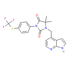 2D structure of the orthosteric ligand