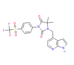 2D structure of the orthosteric ligand