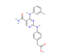 2D structure of the orthosteric ligand