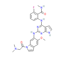 2D structure of the orthosteric ligand