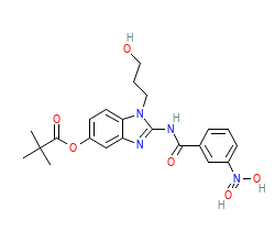 2D structure of the orthosteric ligand