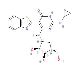 2D structure of the orthosteric ligand