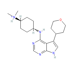 2D structure of the orthosteric ligand