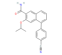 2D structure of the orthosteric ligand
