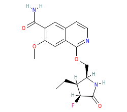 2D structure of the orthosteric ligand