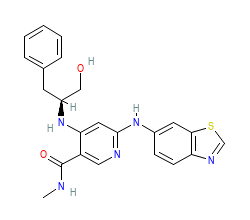 2D structure of the orthosteric ligand
