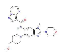 2D structure of the orthosteric ligand