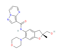 2D structure of the orthosteric ligand