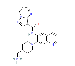 2D structure of the orthosteric ligand