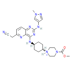 2D structure of the orthosteric ligand