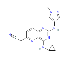 2D structure of the orthosteric ligand