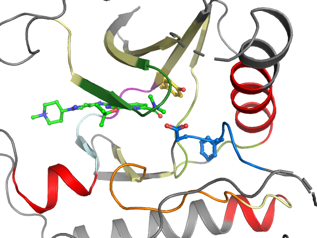 The orthosteric binding pocket